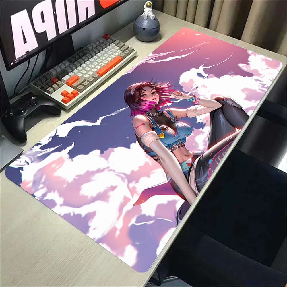 Anime Gaming Girl Overwatch Large Mouse Pad 900x400 Laptop Office Rubber Soft Desk Mat Computer Keyboard HD Print Mousepad Xxl
