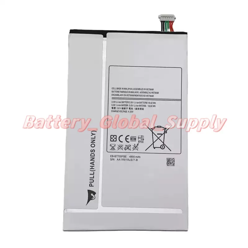 

For EB-BT705FBE Tab S 8.4 T700 T707 Battery 3.8V 4900mAh 1PCS New