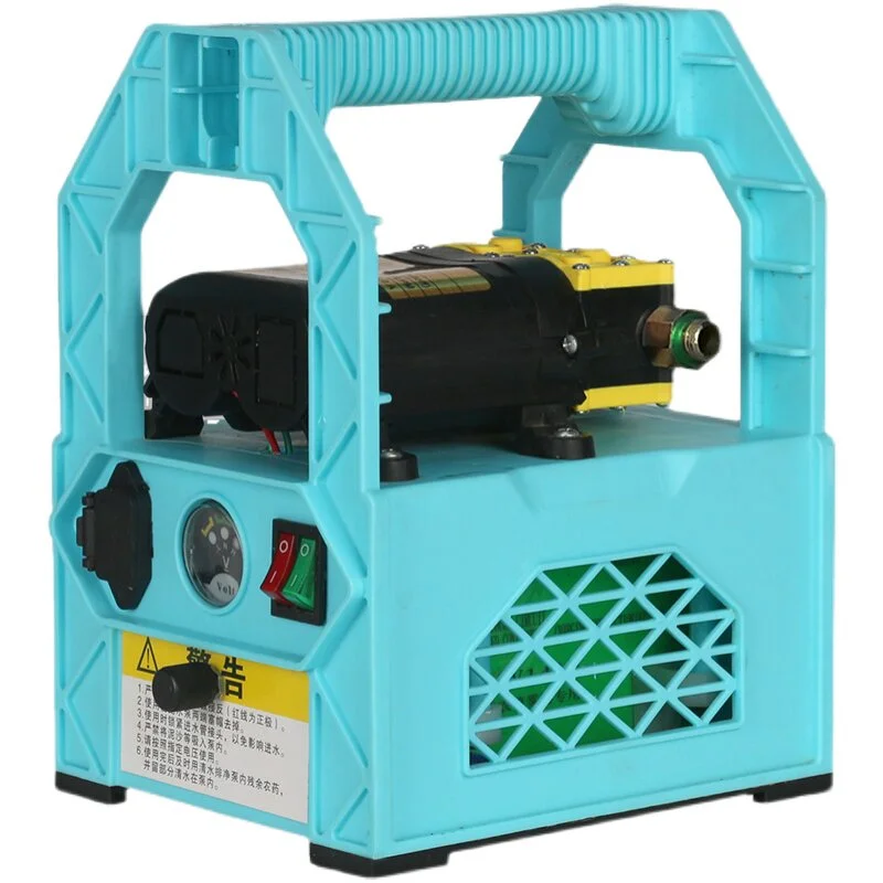 Rechargeable Farm Sprayer, Dual Diaphragm Pump Water Pump, Electric Pesticide Sprayer for Orchard and Car Washing