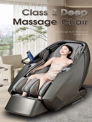 Luxury Massage Chair Full Body Airbag 4d Zero Gravity SL Shiatsu Health Check  Voice Lumbar Heating Perfect Solution for Stress