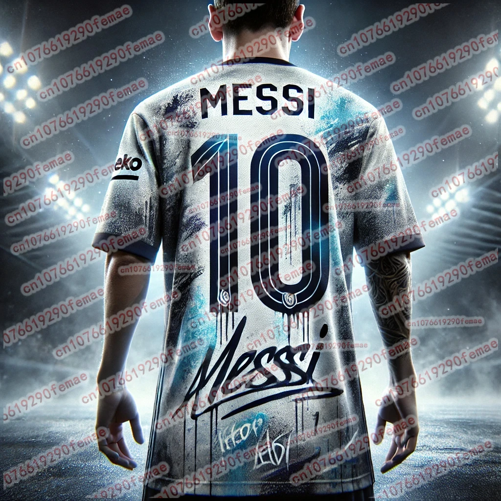 

Summer Hot Selling Messi Football Fan Commemorative Edition high-Quality Football Jersey Daily Team Training Breathable T-shirt