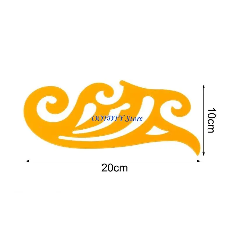 367A 20/25/30cm French Template Ruler Drawing Drafting Tailor Designer Supply