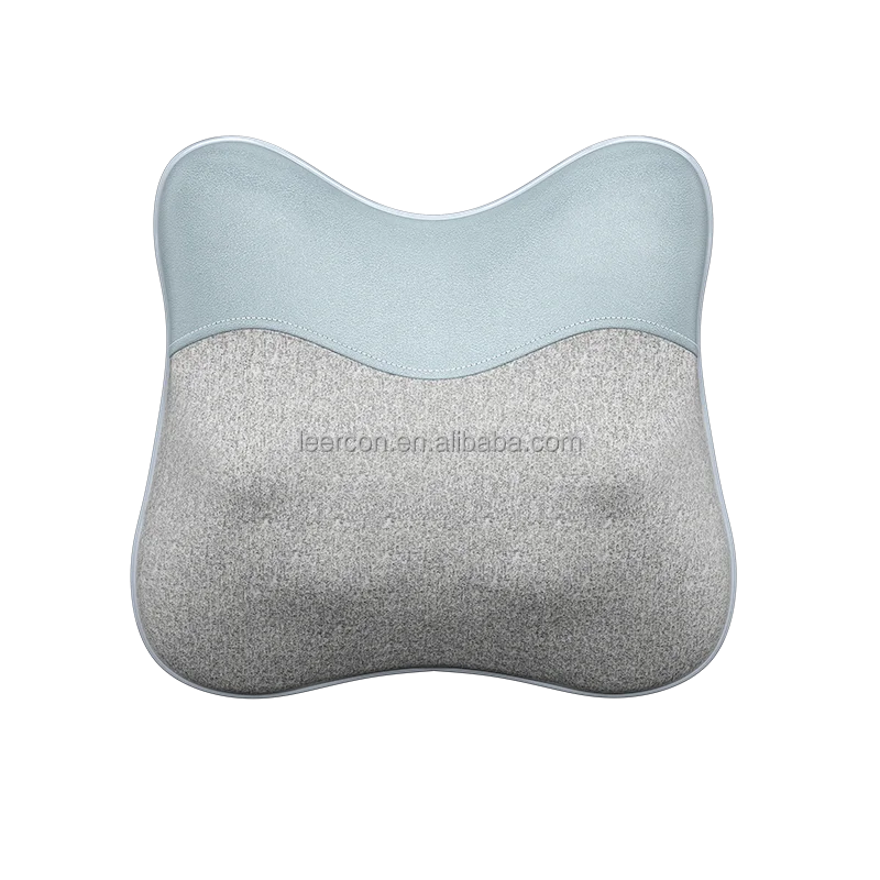 

Leercon умная поясная квадратная подушка Shiatsu для путешествий, беспроводная подушка для глубокого разминания, U-образная подушка для путешествий, массажер для шеи