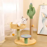 Cactus Star Cat Climbing Frame , Cats Nest Cat Tree Integrated Cat Shelf , Fun Shaped Pet Supplies Cats Toys Scratcher for Cats