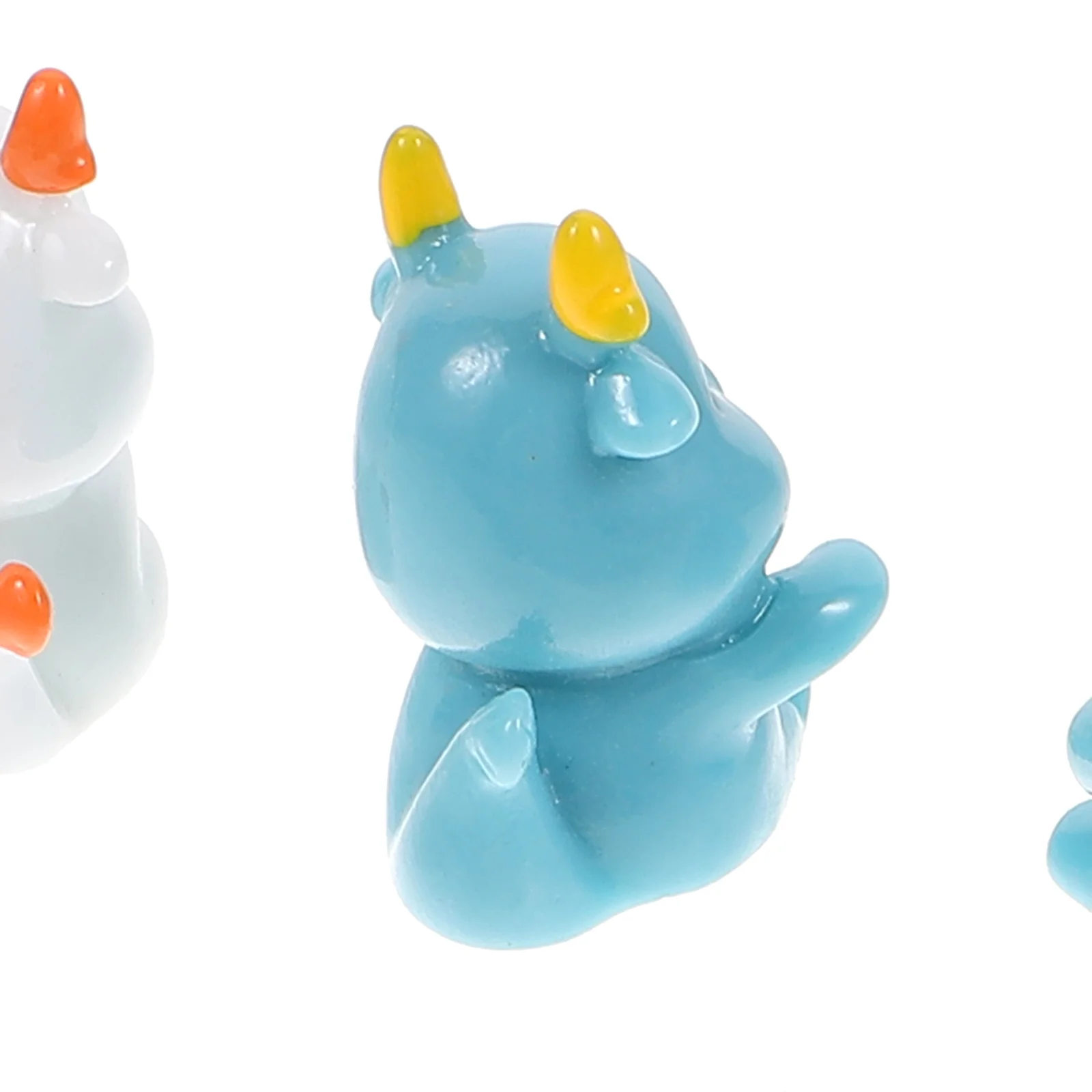 

5Pcs Cartoon Dragon Resin Craft Mini Dragon Decorations for Succulents Moss Table Garden Landscape Decor Resin Craft