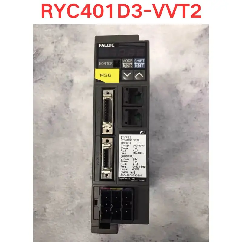 

Used RYC401D3-VVT2 Servo driver Function check OK