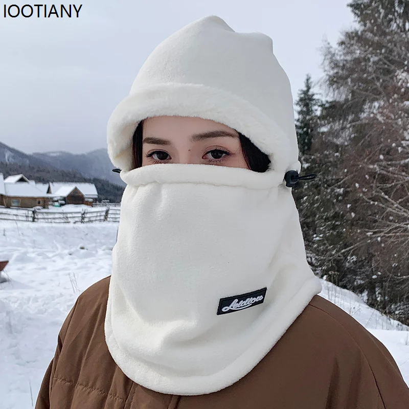 

Unisex Warm Hat Winter Scarf Cycling Cold Lei Feng Cap Outdoor Windproof Ear Protection Mask Scarf All-in-one Caps Pullover Hats