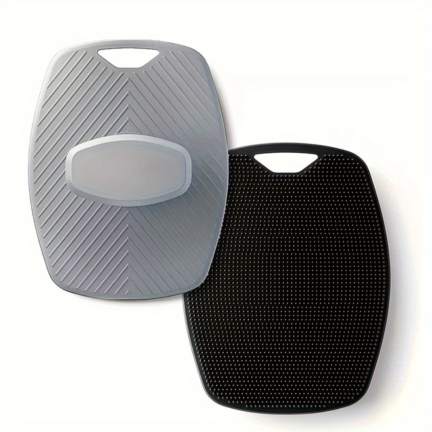 2pcs Exfoliating Silicone Body Scrubber, With Ergonomic No-Slip Handle, Cleaning And Massage Your Skin, Easy To Hold And Hang, B