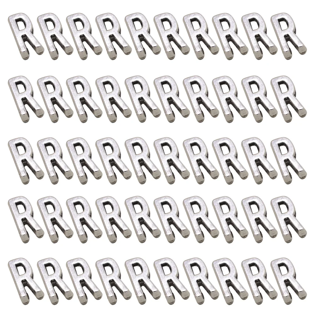 

50pcs Alloy Letter Pendant DIY Charms for Necklace Bracelet Earrings Pendants Accessories Jewelry Craft