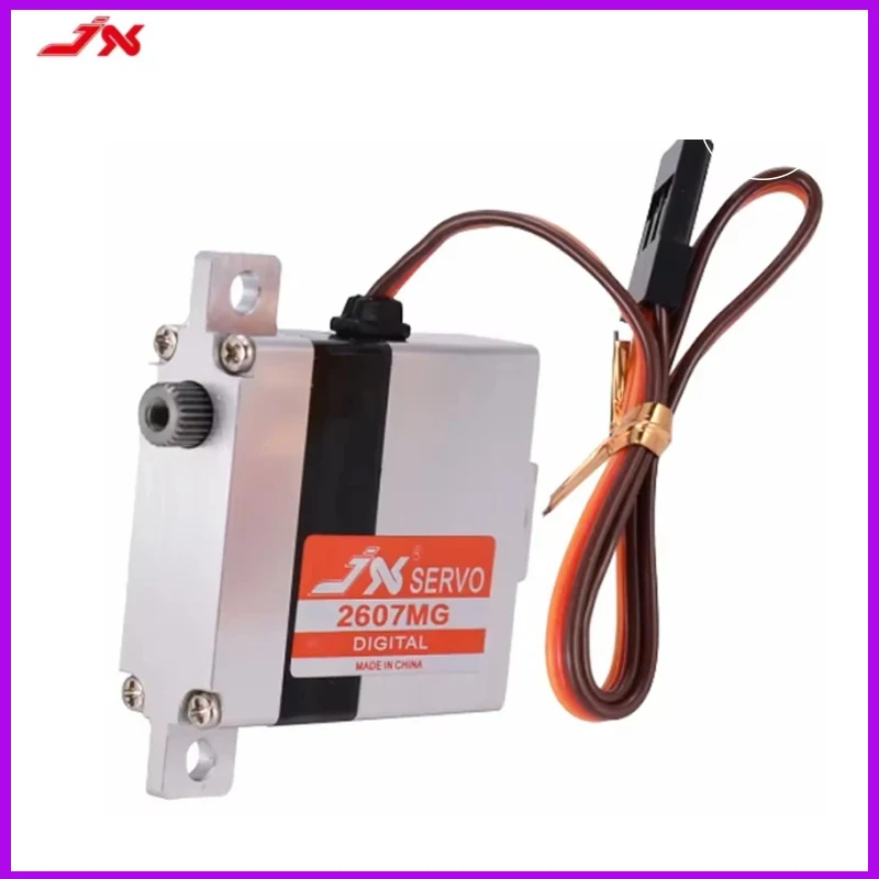 

JX RC Servo PDI-2607MG 7,2 кг 0,13 сек Цифровой цельнометаллический алюминиевый корпус Сервопривод для RC Drone Glider Двойной шарикоподшипник