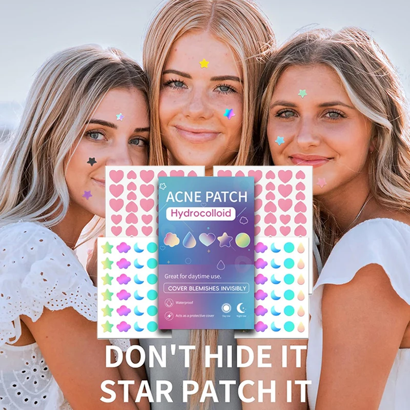 180/360Pcs Acne Pimple Patch Sticker Waterproof Acne Treatment Pimple Remover Tool Facial Mask SkinCare Hidden Pimple