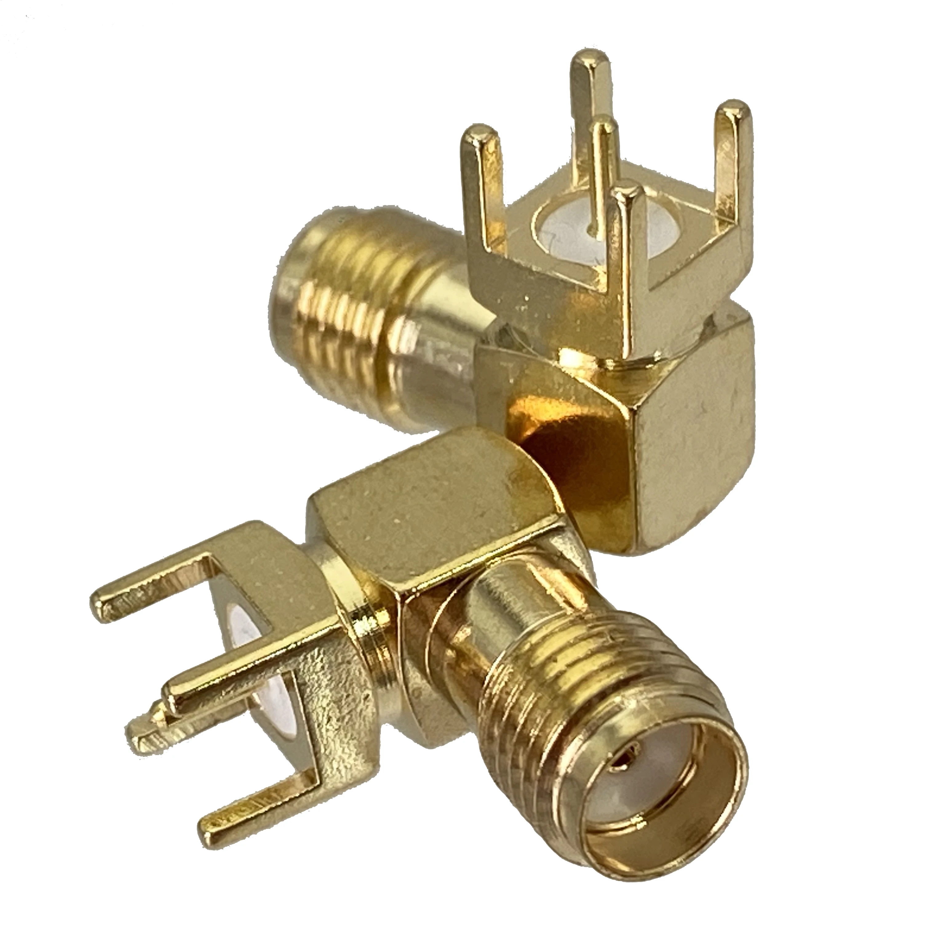 Connector SMA / SMB Male Plug & Female Jack Solder PCB mount & Flange PTFE mount & Bulkhead Nut mount RF Coaxial