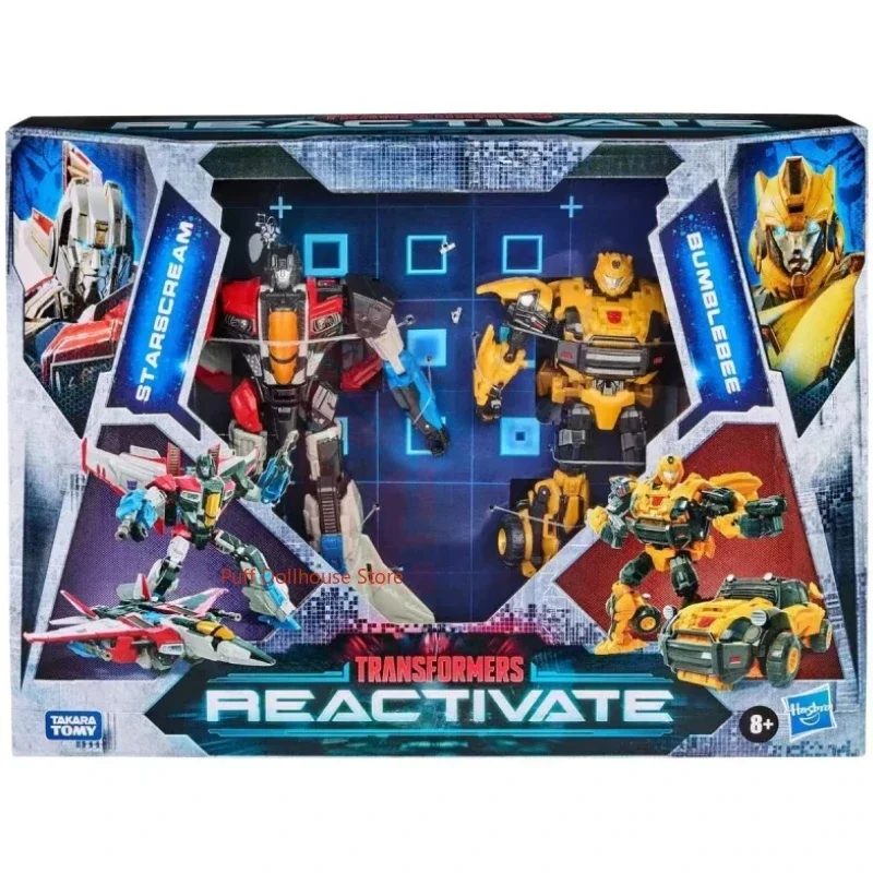 In Stock Original Transformers Reactivated Bumblebee & Starscream Animation Characters Action Figure Model Toy Gift Collection