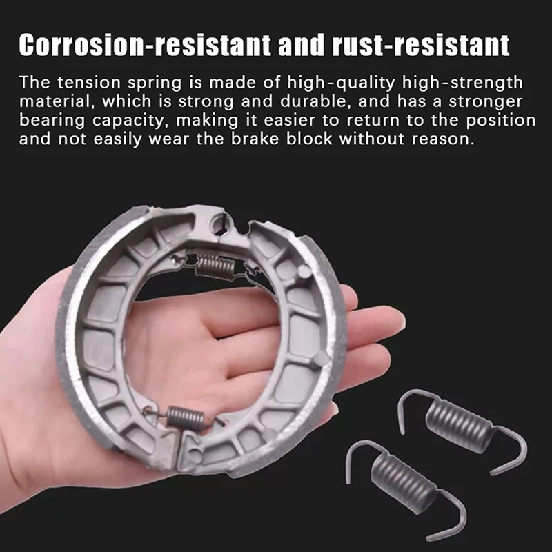 

105mm Electric Vehicle Brake Pads 110 Type Drum Brake Block CG125 GY6-125 Aluminum Brake Shoes