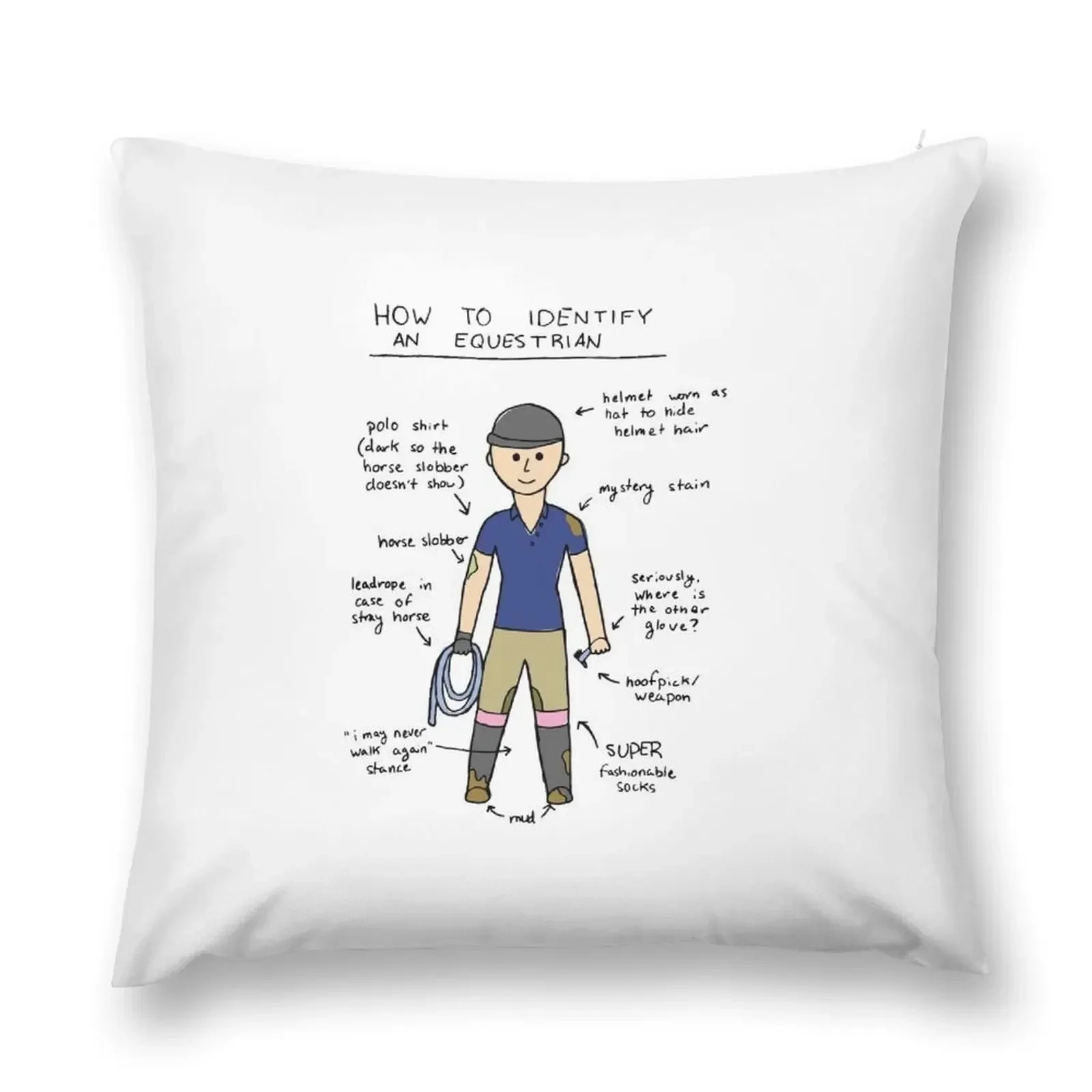 

How To Identify an Equestrian Throw Pillow Custom Cushion Decorative pillow case bed pillows pillow