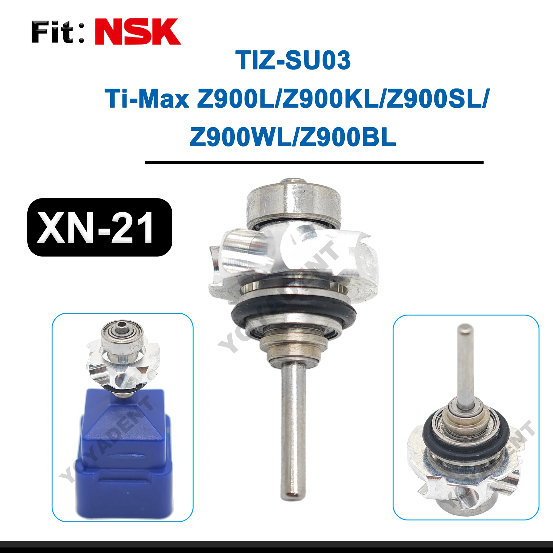 

Dental Turbine Cartridge Fit NSK TIZ-SU03 Ti-Max Z900L/Z900KL/Z900SL/Z900WL/Z900BL High Speed Handpiece Air Rotor