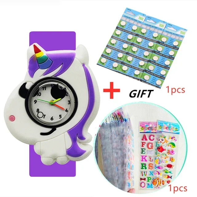 2024 New Cartoon Children Watches Cute Various Animals Toys Baby Bracelet Girls Boys Kids Digital Electronics Watches Clock Gift