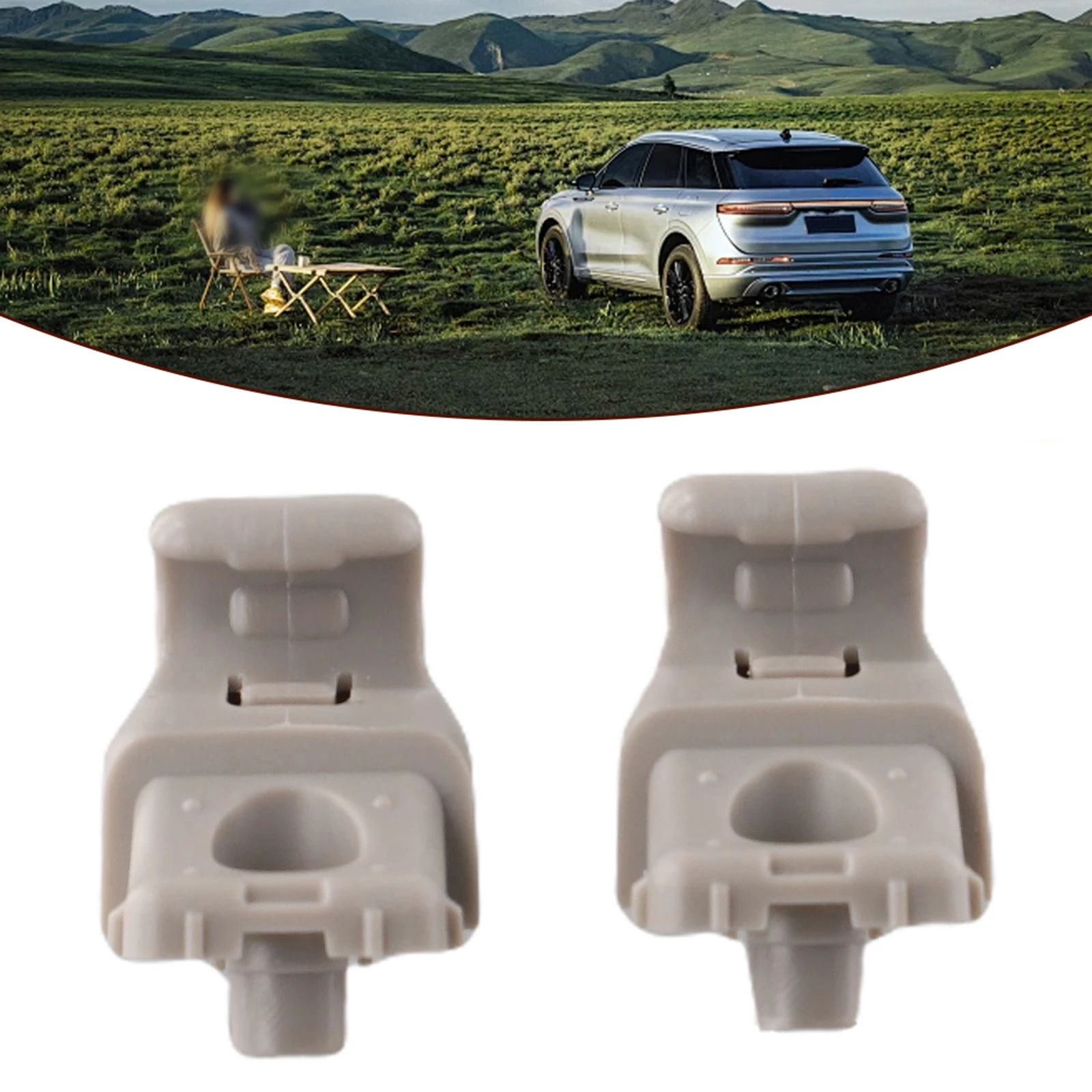 2 clip per visiera parasole per auto 113099300 A 1130993 -00-A Clip di ricambio per gancio per visiera parasole sinistra destra per Tesla per modello 3 2017-2020