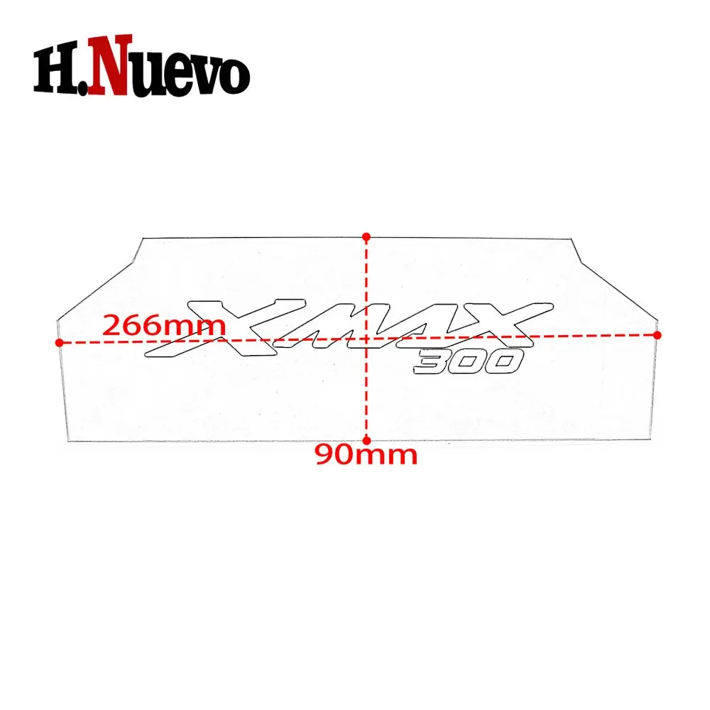 XMAX Luggage Compartment Partition Plate Trunk Separator Compartment Isolation Plate For YAMAHA XMAX300 XMAX 300 2017-2024