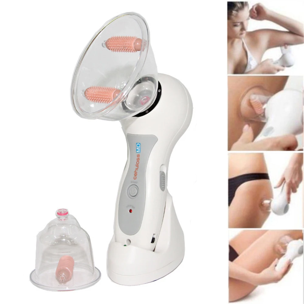 Portable Body Massage Vacuum Cans Massager Device Therapy Loss Weight Tool Chest Liposuction Electric Breast Massager