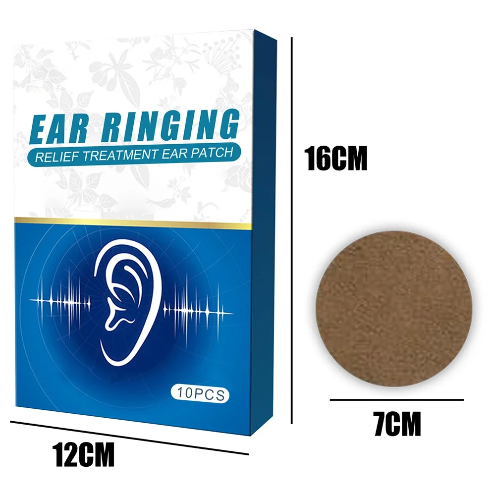 Tinnitus Treatment Patch Hearing Loss Sticker Herbal Extract Ear Plaster Acupoint Patches Relieve Ear Discomfort Health Care