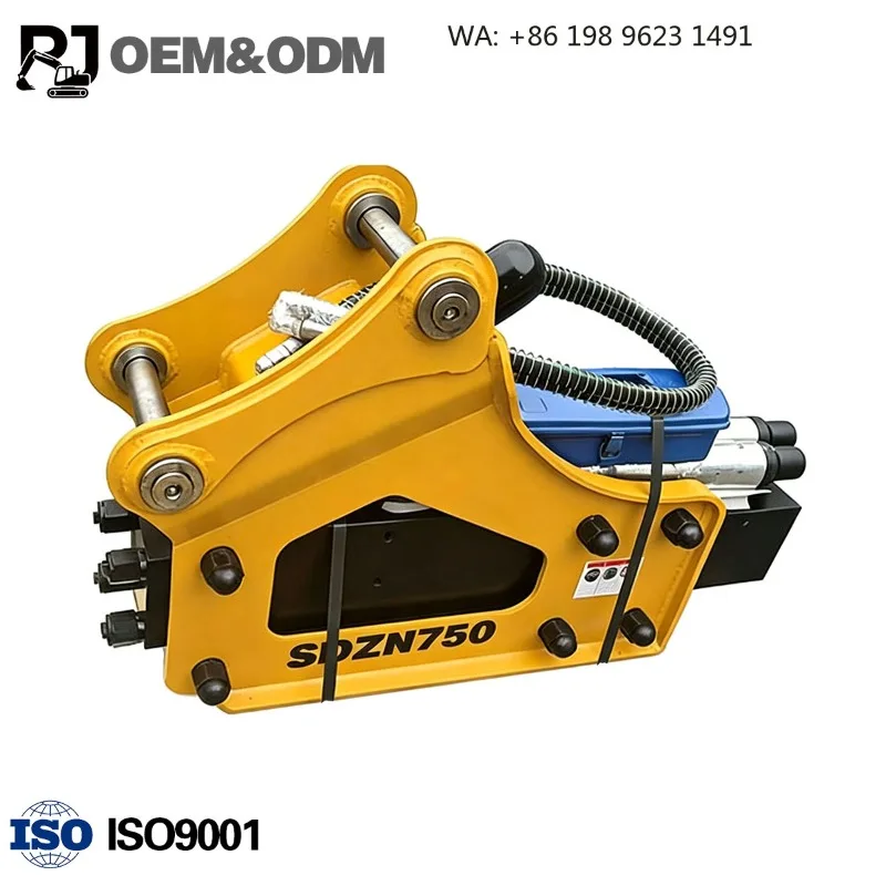 High Grade CE ISO Certified Hydraulic Breaker Stable Demolition Tool Small Medium Excavator Universal Construction Equipment