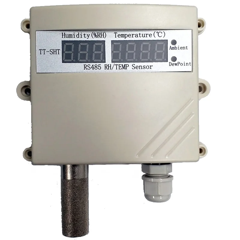 RS485 Temperature And Humidity Transmitter SHT30 SHT31 MODBUS Temperature And Humidity Sensor Dew Point Temperature
