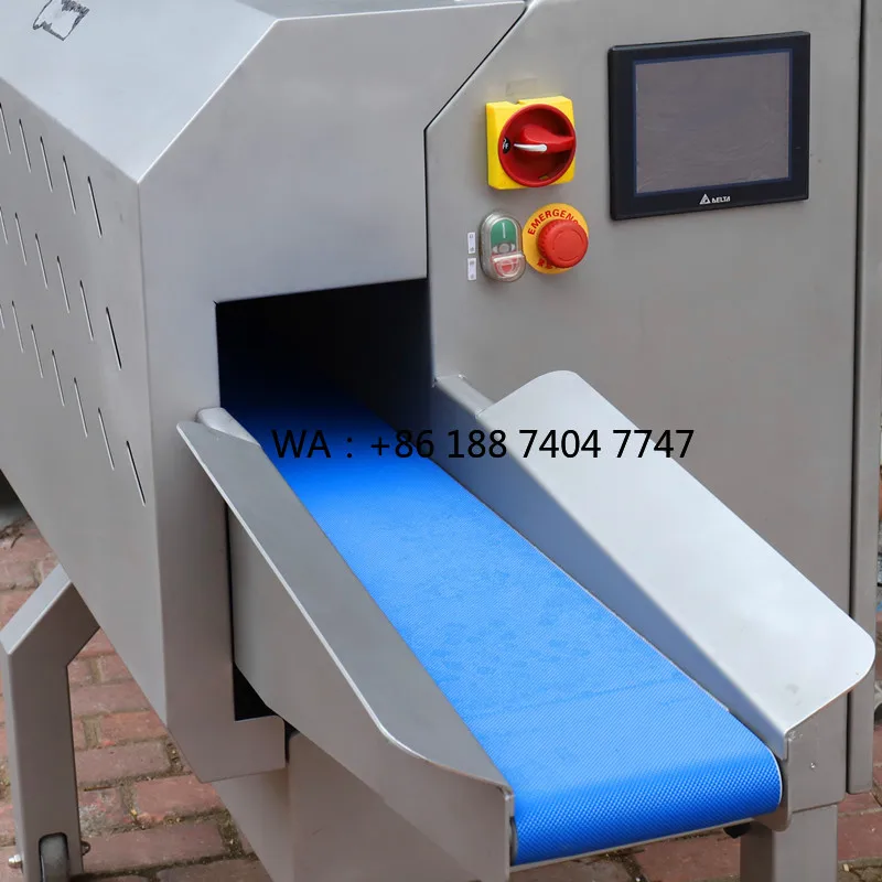 Vegetable Fruit Slice Cutter Machine Multifunction Automatic Stainless Steel High Capacity Gear Engine Motor Bearing Conveyor