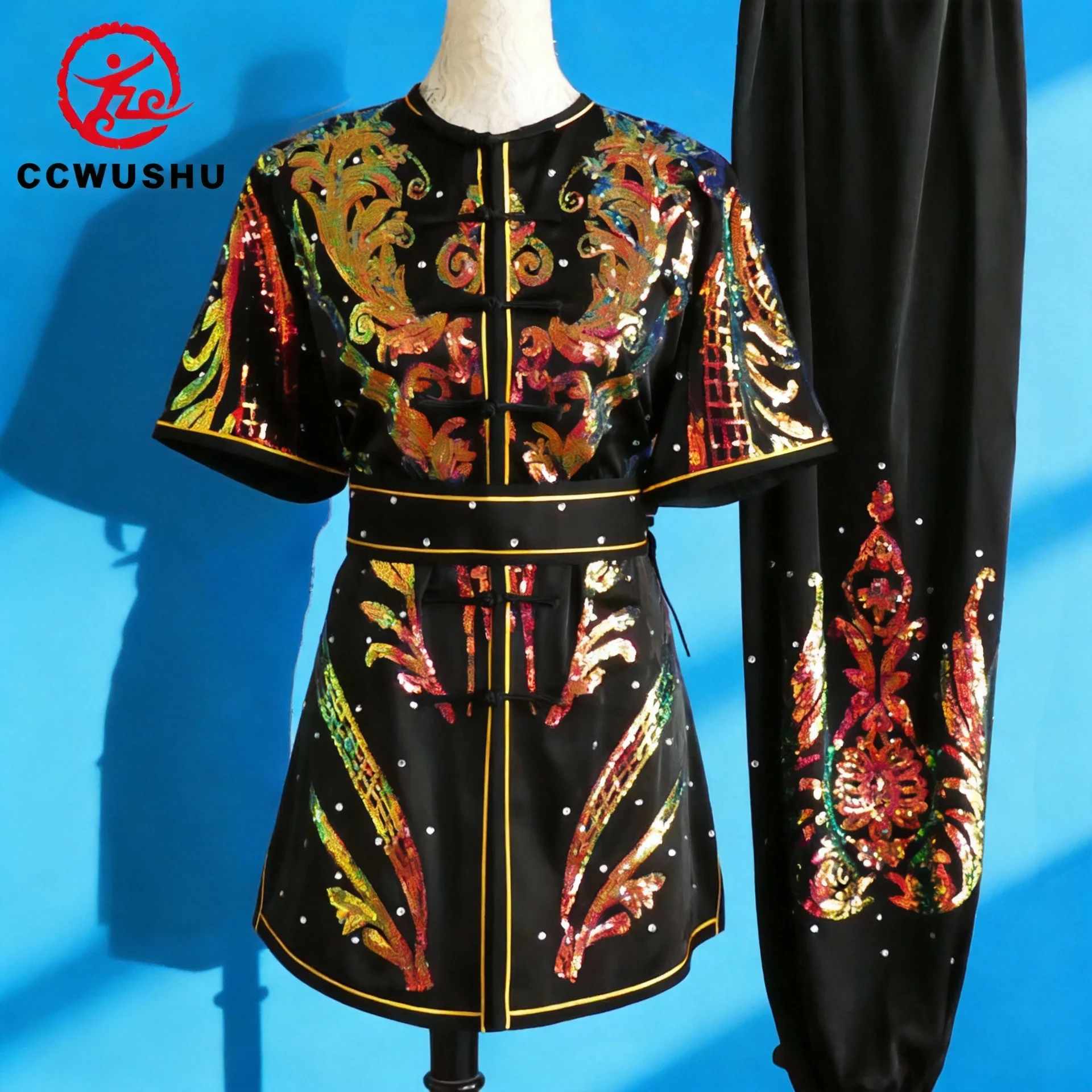 

women nanquan suits Wushu Clothes women nanquan Uniform Martial Arts suits costumes Competition Embroidered Kungfu Taolu CCWUSHU