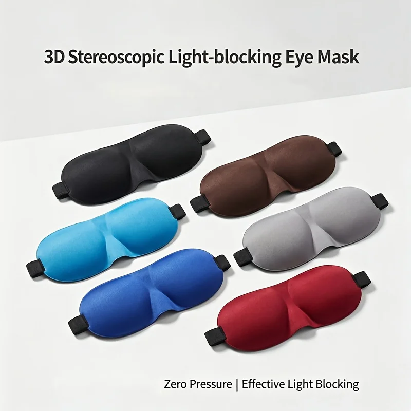 2Pcs 3D Soft And Comfortable Eye Mask, Equipped With Adjustable Elastic Bands. Ideal As A Holiday Gift Or A Daily Surprise.