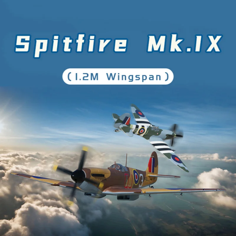 

XFly Model 1200mm Spitfire Fighter 6 Channels All-Metal Shock Absorbing Landing Gear Electric Model Aircraft Fixed Wing PNP