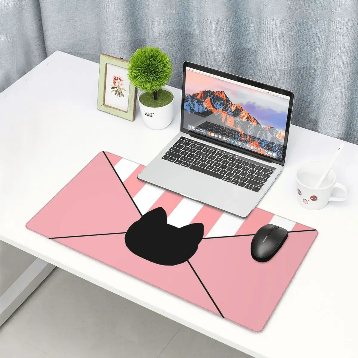 Large Mouse Pad Bee And Puppycat Temp Work Assignment Horizontal Gamer PC Laptop Mats KeyboardAccessories Desk Mat