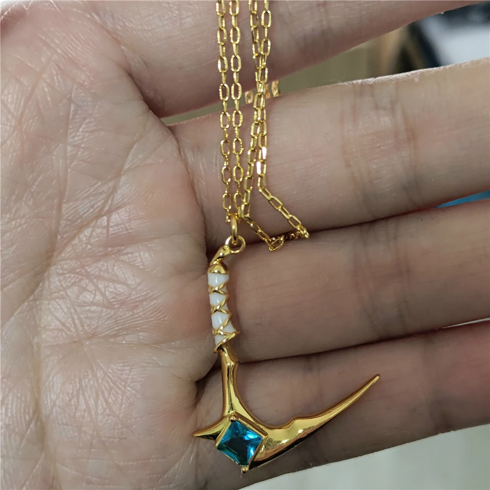 Game LOL KDA Akali Cosplay Necklace Prop Model Pendant Halloween Jewelry Accessories Gifts