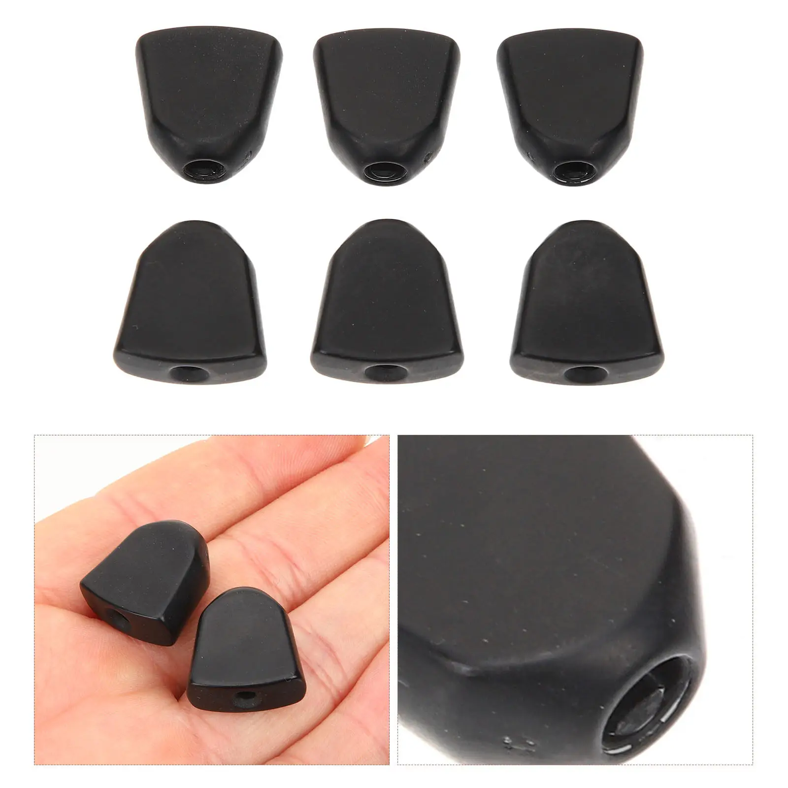 

Комплект высокопрочных акриловых тюнеров для гитары, маленькие тюнеры для электрогитар и акустических гитар, запасные части для замены тюнеров с фиксацией