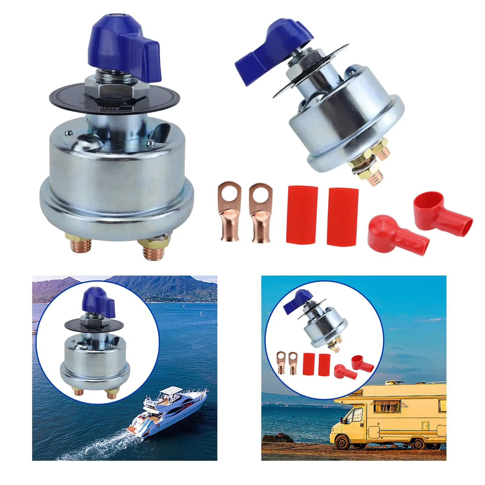 

Универсальный главный выключатель 300А, сменный выключатель для тяжелых условий эксплуатации 12 В-24 В для яхт, автофургонов, грузовиков, морских лодок, подвесных двигателей