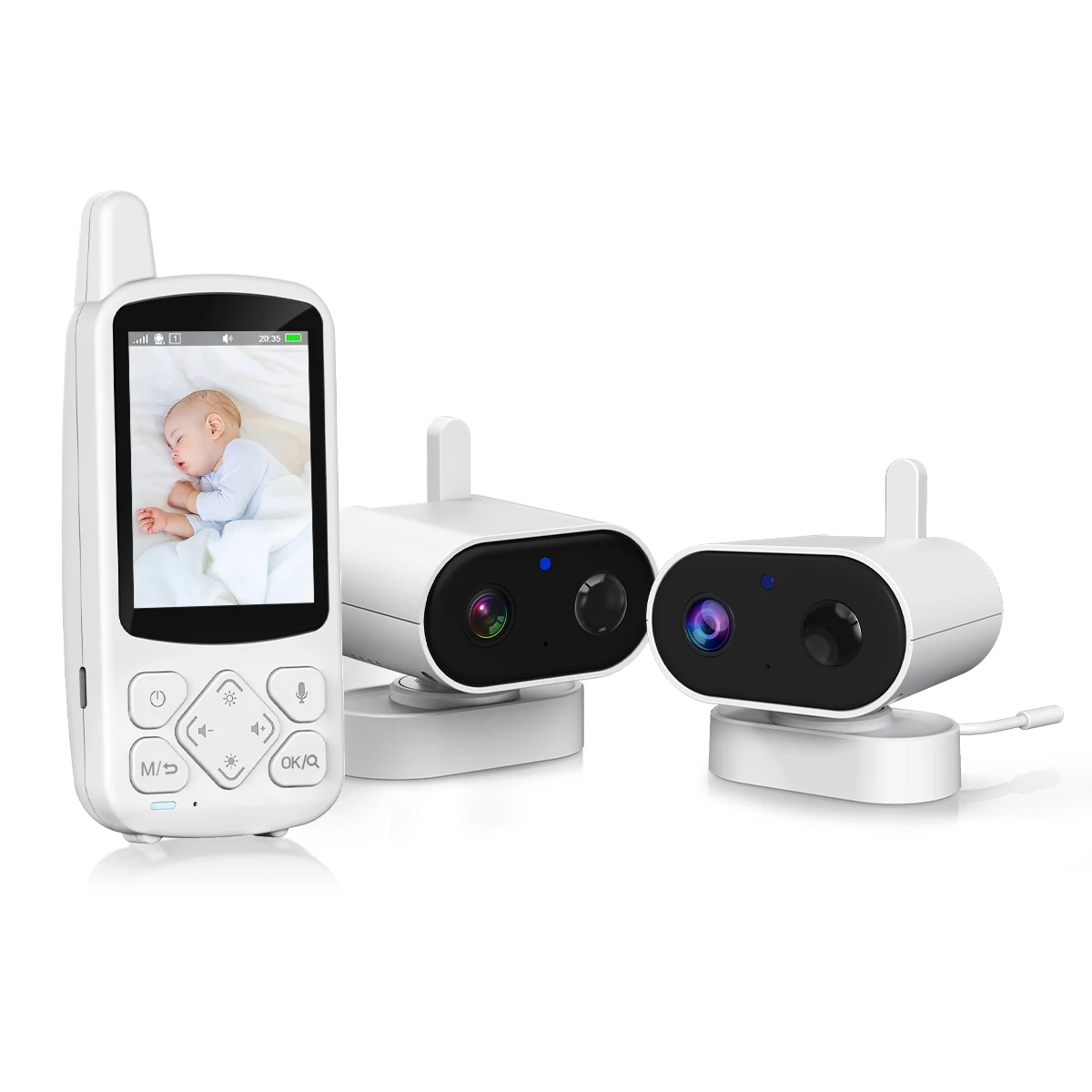 Newest Electronic Baby Monitor 2.8-Inch Night Vision Remote Control Baby Sleep Monitoring Camera Video Baby Security Monitor