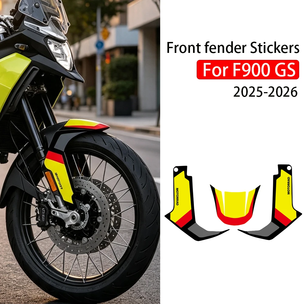 2025-2026 F900GS Sticker Accessories Motorcycle Front Fender waterproof scratch-resistant Decoration Sticker For BMW F 900 GS