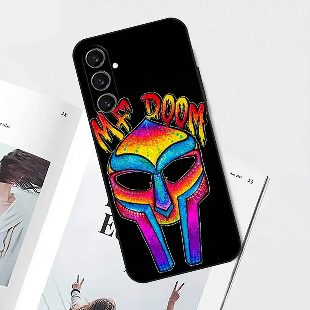 MF D-DOOM Rapper Handyhülle für Samsung S25, S24, S21, S22, S23, S30, Ultra, S20, Plus, Fe, Lite, Note, 10 Schwarz Soft Shell