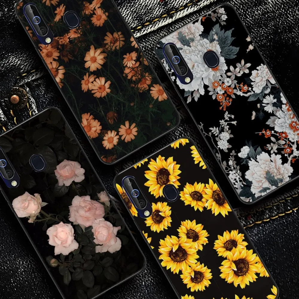 Sunflower Chrysanthemum Phone Case For Samsung A 10 11 12 13 20 21 22 30 31 32 40 51 52 53 70 71 72 73 91 13 shell