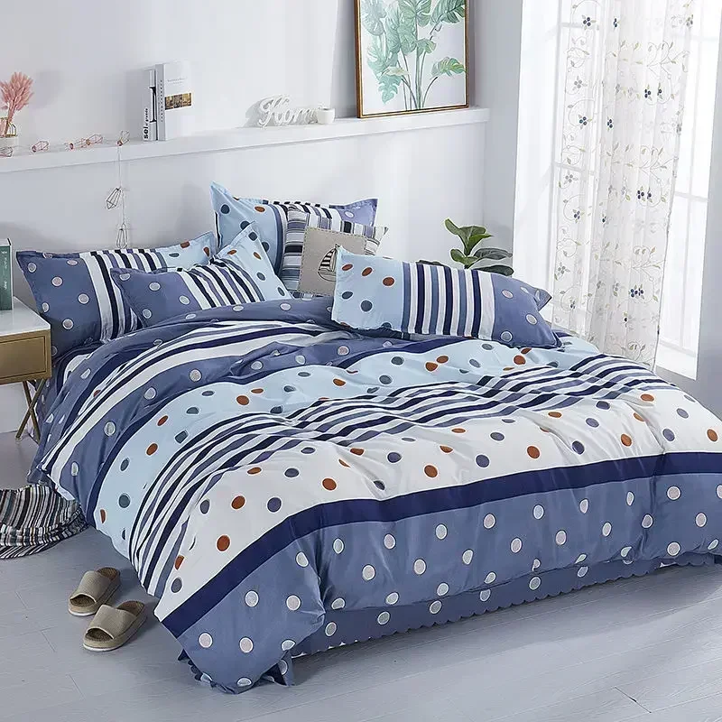 Thickened Skin Friendly Cotton Washed Cotton Quilt Cover, Single Piece Quilt Cover, Double Person Single Bed Sheet, Bedding