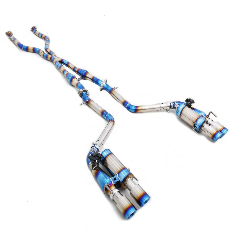 Custom 304 Stainless Steel/Titanium Valved Exhaust System Perfect Fit for GSF 5.0 2UR-GSE