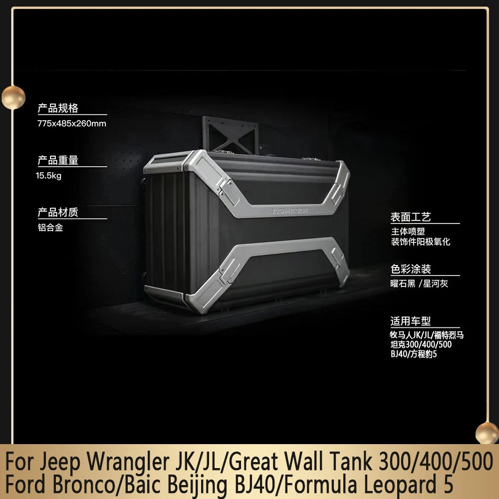 

Tailgate Toolbox Backpack For Jeep Wrangler JK/JL/Great Wall Tank 300/400/500/Ford Bronco/Baic Beijing BJ40/Formula Leopard 5