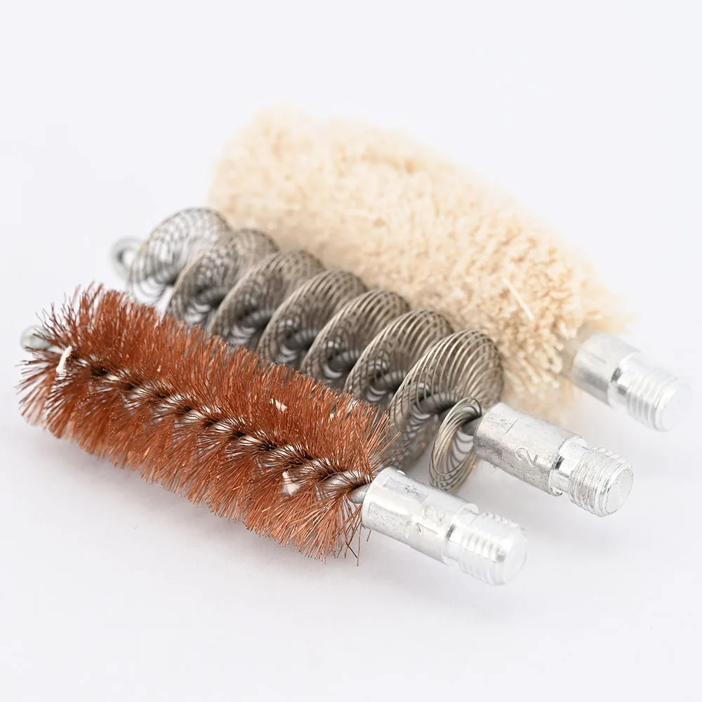 20 12 Gauge Shotgun Cleaning Stick/Cotton Copper Steel Brush
