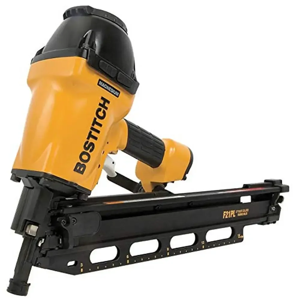 Adjustable Depth Lightweight Magnesium Framing Nailer Layout Indicator Best Power-to-Weight Ratio HurriQuake Nails Recommended