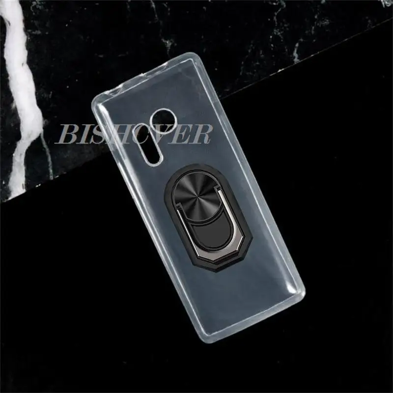 For Nokia 216 216DS RM-1187 RM1187 Back Ring Holder Bracket Phone Case Smartphone TPU Soft Silicone Cover