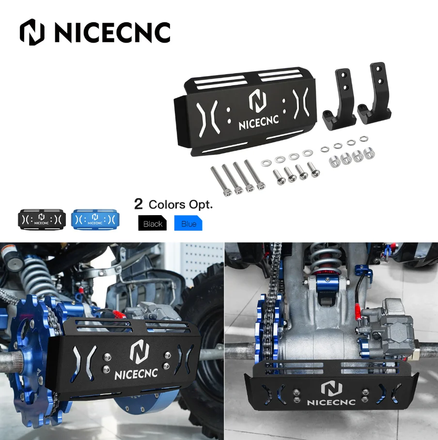 

NICECNC ATV Rear Bumper Bash Guard For Yamaha Raptor 700R 12 16-20 700 06-11 13-20 19 Disc Sprocket Cover Protector Accessories