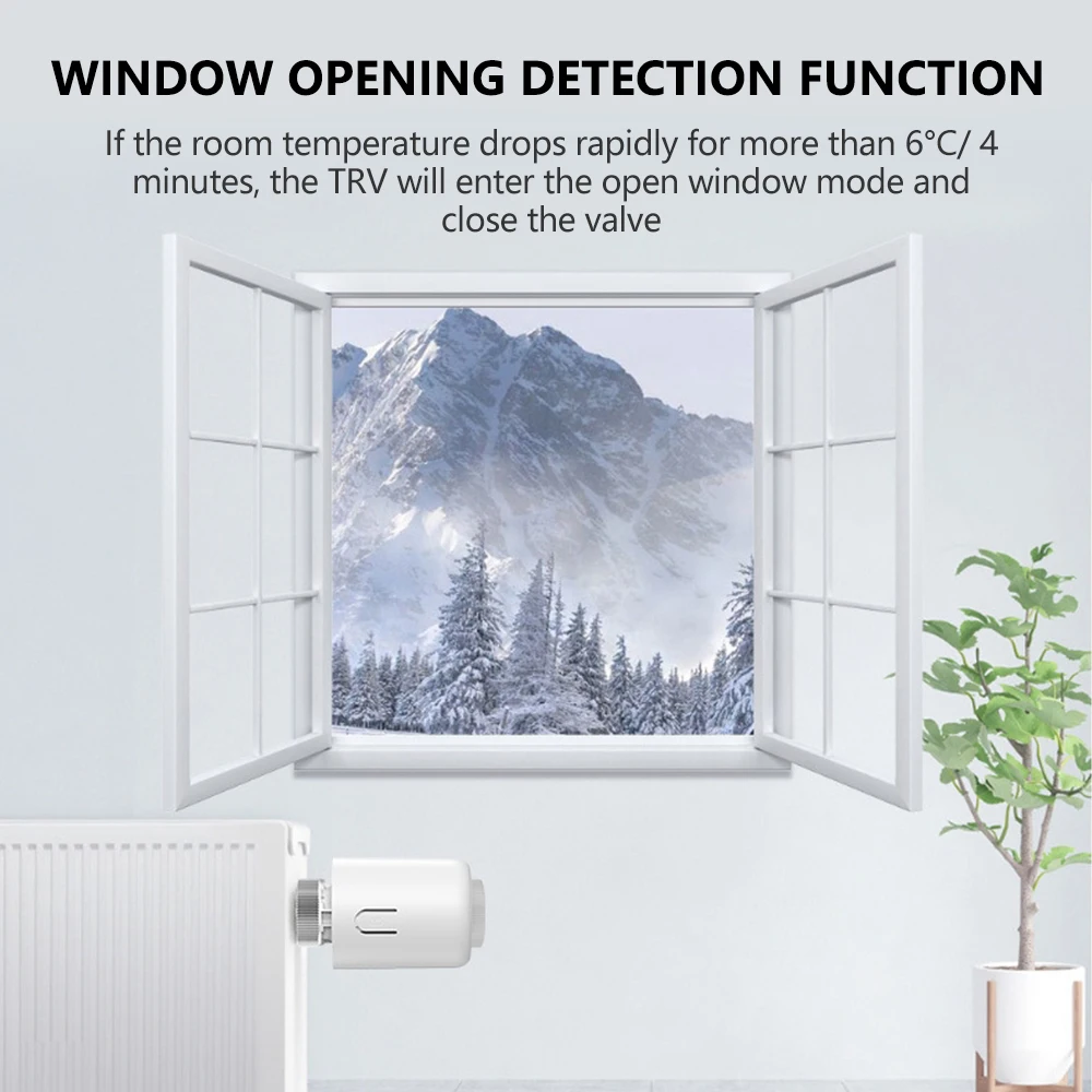 Contrôleur de vanne thermostatique intelligent, actionneur Tuya ZigBee 3.0, nous-mêmes avec Alexa, Google Home, Alice