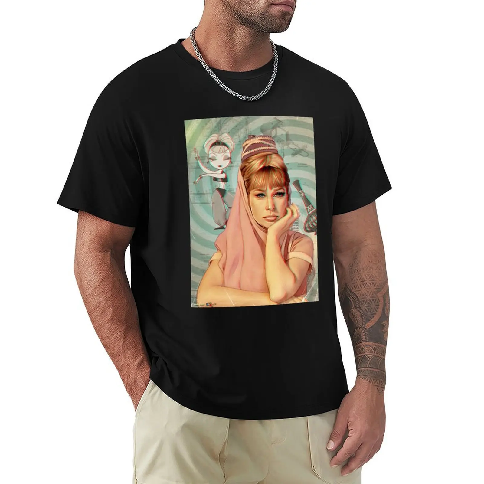 Funny Gift For Dream of Jeannie Vintage Photograp T-Shirt t shirts with prints T-Shirt