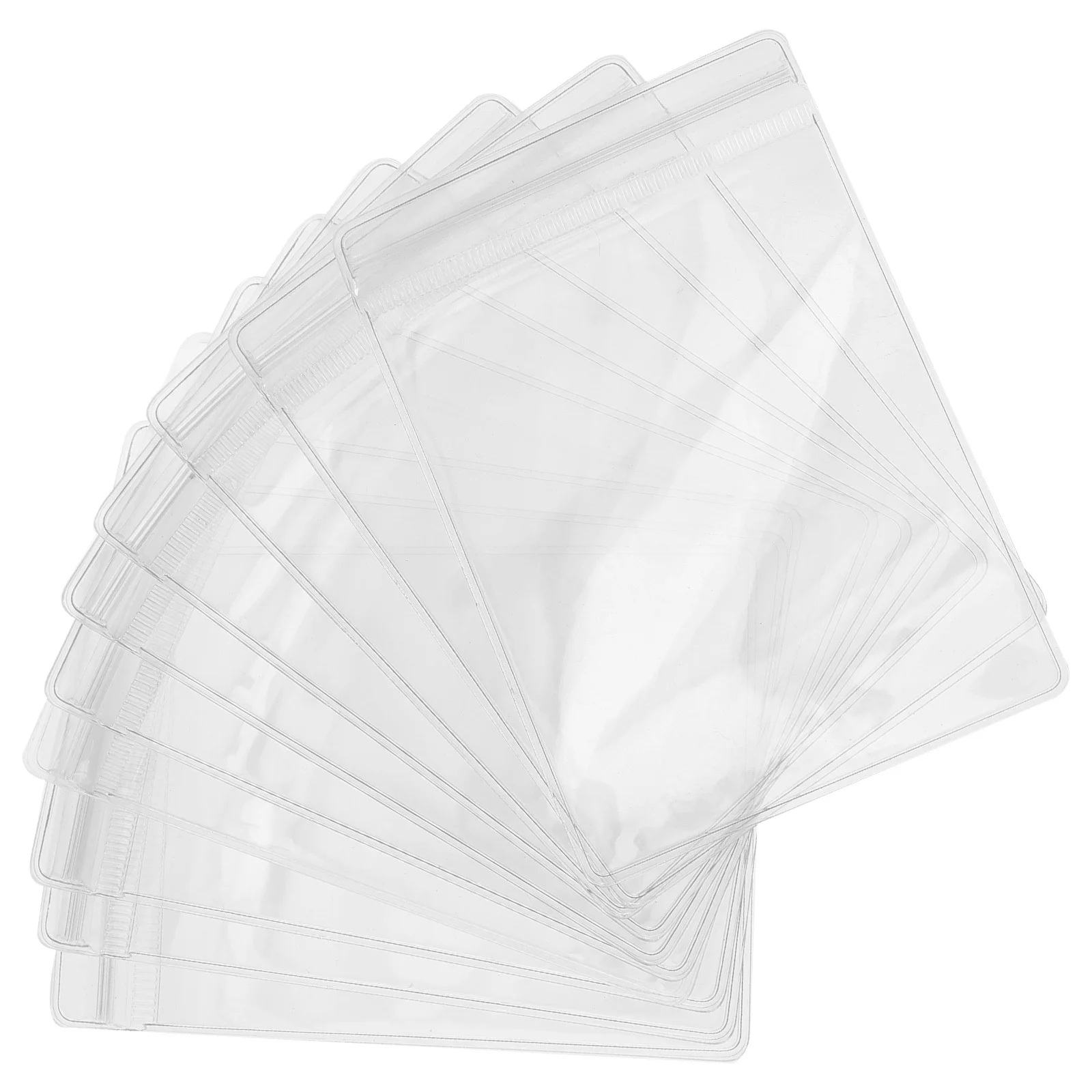 

10pcs Commemorative Coin Bag Coin Collection Holder Transparent Protective Sleeve Double Sealing Organizer For