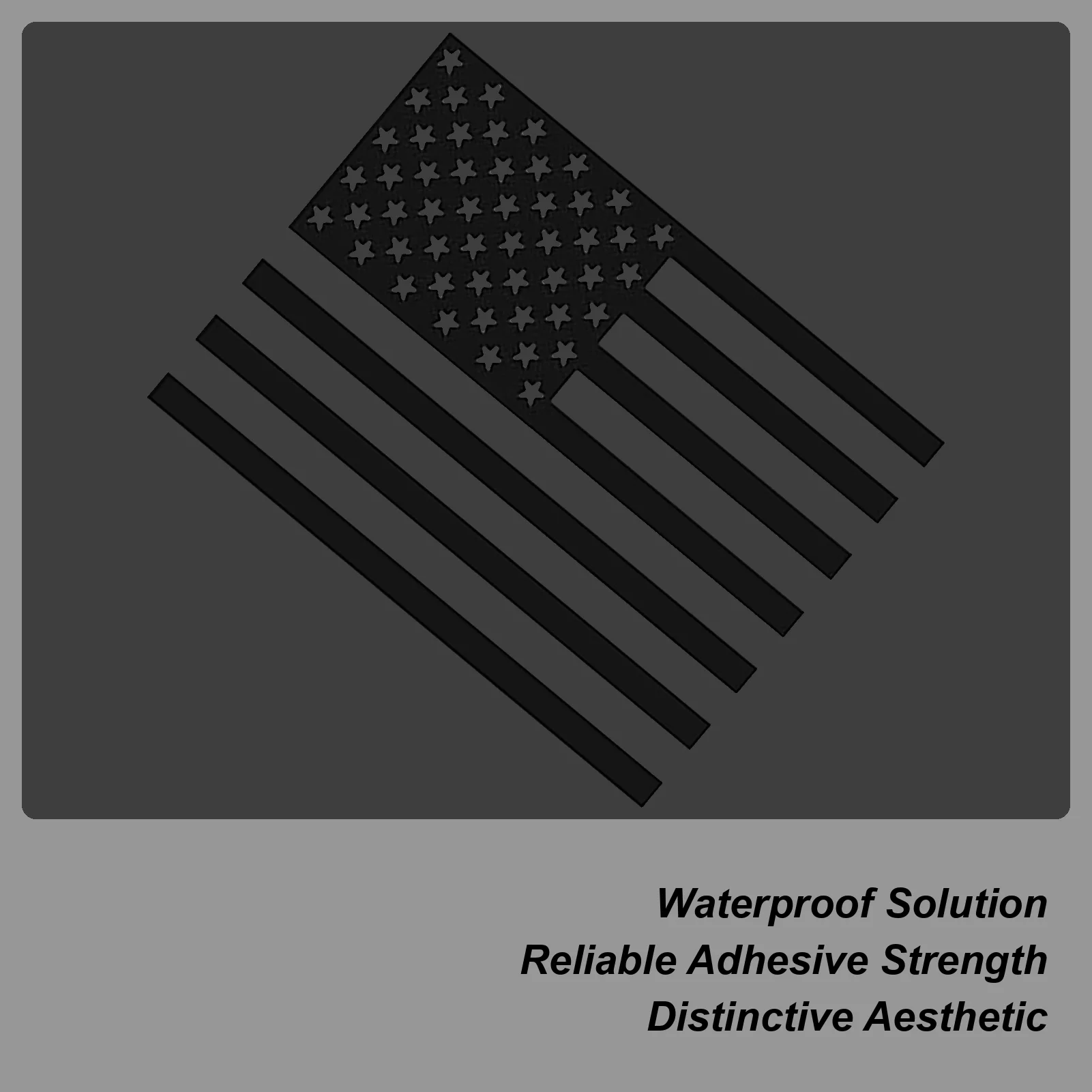 

Back Window Decals For Trucks Flag Stickers Film Windshield Decor For Car Automotive Suv Pickup Vehicle Exterior Multiple Scenes